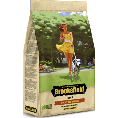 Brooksfield Low Grain Adult Dog All Breeds (говядина и рис)