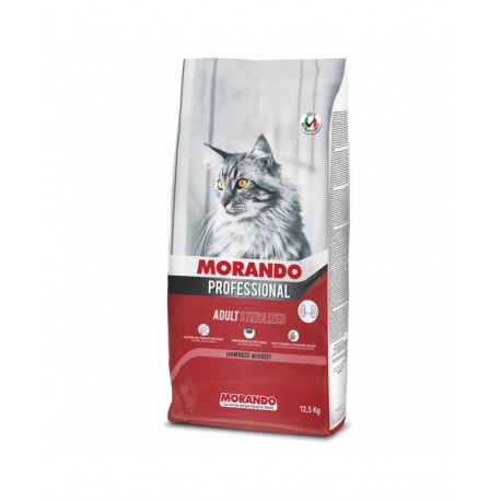 Morando Gatto Prof. Line Cat Adult Sterilized Beef (говядина)