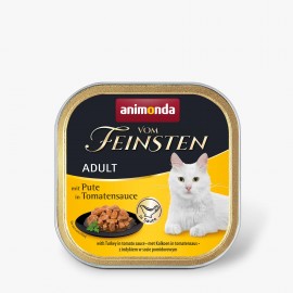Animonda Vom Feinsten Cat Adult без злаков с индейкой в томатном соусе, 100г