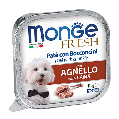 Monge Dog Fresh Lamb - паштет для собак с ягненком, 100г