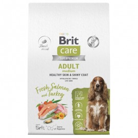 Brit Care Dog Adult M Healthy Skin & Shiny Coat