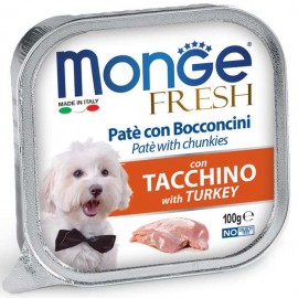 Monge Dog Fresh Turkey паштет для собак с индейка 100г