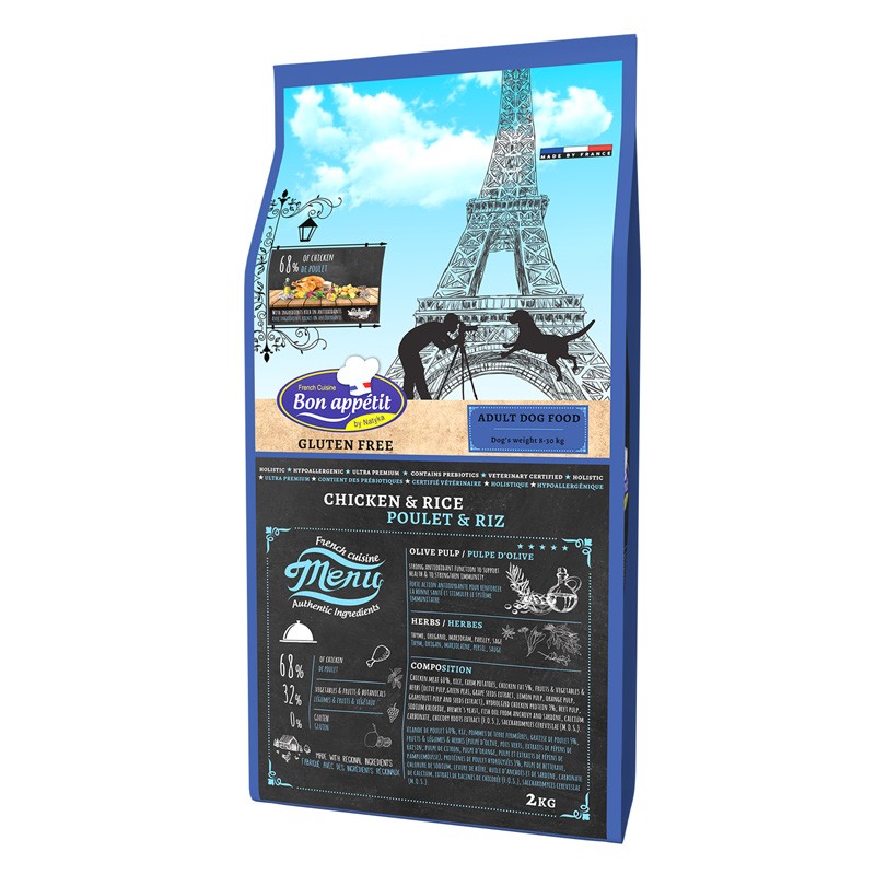 Bon Appetit DOG Adult chicken & rice для взрослых собак всех пород