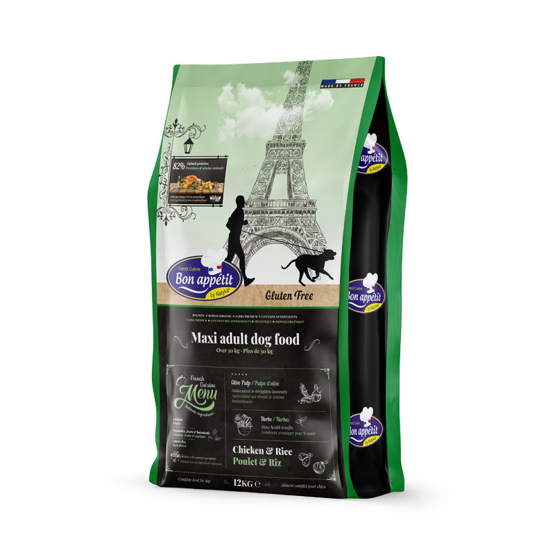 Bon Appetit DOG Adult Maxi chicken & rice для взрослых собак крупных пород