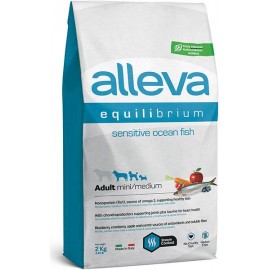 Alleva Equilibrium Adult Medium & Mini Sensitive Fish корм для взрослых собак,средних и мелких пород (с океанической рыбой)