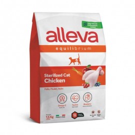 Alleva Equilibrium Adult Sterilised низкозерновой корм для взрослых стерилизованных кошек (с курицей)
