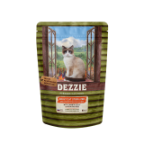 DEZZIE Sterilized Cat Lamb влажный корм для кошек 85г (ягненок в желе)(12 шт в уп.)