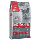 BLITZ ADULT CATS CHICKEN сухой корм для взрослых кошек