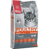 BLITZ ADULT CATS POULTRY сухой корм для взрослых кошек (с домашней птицей)