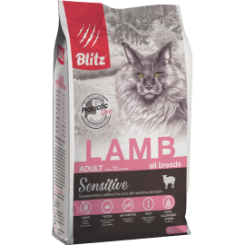BLITZ ADULT CATS LAMB сухой корм для взрослых кошек (ягнёнок)