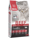 BLITZ ADULT CATS BEEF сухой корм для взрослых кошек (говядина)