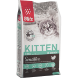 BLITZ KITTEN полнорационный сухой для котят,беременных и кормящих кошек (индейка)