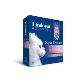 Наполнитель бентонитовый LINDOCAT SUPER PREMIUM SCENTED (комкующийся наполнитель с защитой от запаха и чистым ароматом), 6л