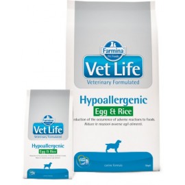 Vet Life Dog Hypoallergenic Egg&Rice / Гипоаллергенное диетическое питание для собак (яйцо/рис)