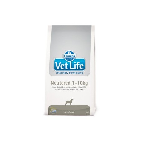 Vet Life Neutered Dog 1-10 кг / Питание для взрослых кастрированных или стерилизованных собак мелких пород