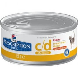 Консервы Hill's PD Feline c/d - для кошек для лечения мочевыводящих путей кошек, 185 г (упаковка 12 штук)