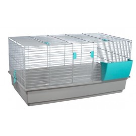 Клетка Voltrega 925 для кролика, серая, 90x52x46 см