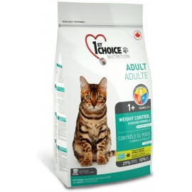 1st Choice Adult Weight Control - корм для кошек, склонных к полноте (цыплёнок)