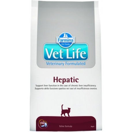 Farmina Vet Life Hepatic / Диетическое питание для кошек для поддержания функциональности печени
