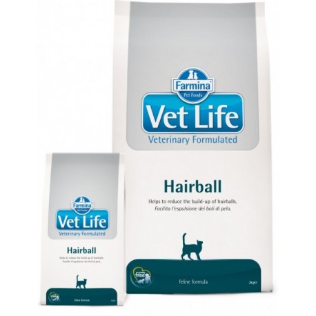 Farmina Vet Life Hairball / Полнорационное питание для выведению шерстяных комочков из желудочно-кишечного тракта 