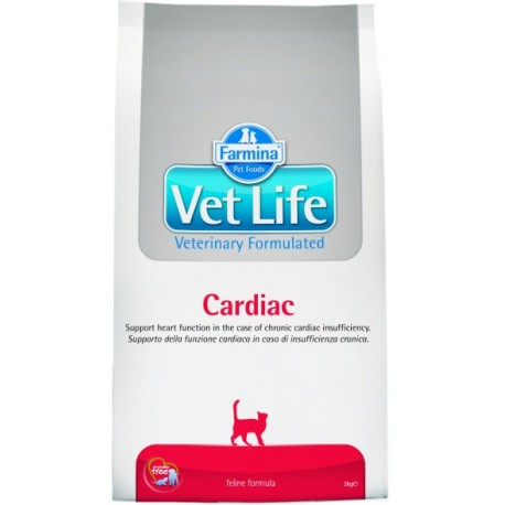 Farmina Vet Life Cardiac / Диетическое питание для кошек для поддержки функции сердца при хронической сердечной недостаточности