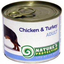 NP Dog Adult Chicken & Turkey - корм для взрослых собак с курицей и индейкой (упаковка 6 штук по 200г)