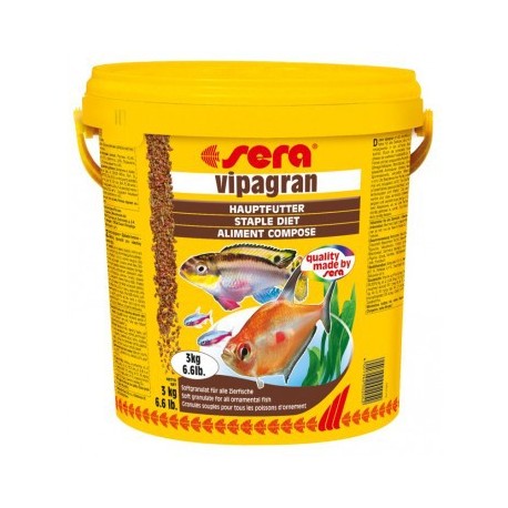 Sera Vipagran - основной мягкогранулированный корм, 10л (3кг)
