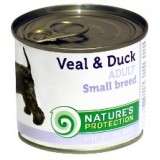 NP Dog Adult Small Breed Veal & Duck - корм c телятиной и уткой для взрослых собак маленьких пород (упаковка 6 штук по 200г)