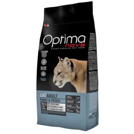 Optima Nova Adult Rabbit&Potato - сухой беззерновой корм для кошек с кроликом