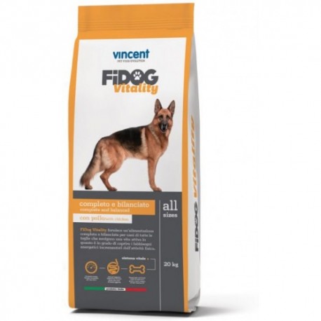 Vincent FIDOG Vitality  - полнорационный корм для активных собак всех пород.