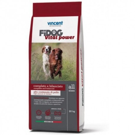Vincent FIDOG Vital Power  - полнорационный корм для собак с повышенной активностью