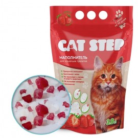 Cat Step Sacura - силикагелевый наполнитель для кошек, 3,8л.