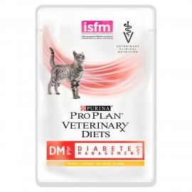 Purina Pro Plan Veterinary Diets DM Diabetics Management (упаковка 40 штук по 85г)