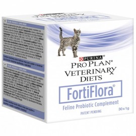 Пребиотическая добавка для кошек Purina Pro Plan Veterinary Diets FortiFlora, 30 пакетиков по 1 г