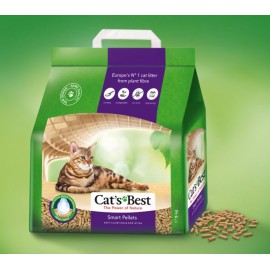 Cat's Best Smart Pellets - древесный комкующийся наполнитель, гранулы, суперпоглощение влаги, для длинношерстных кошек, 20л