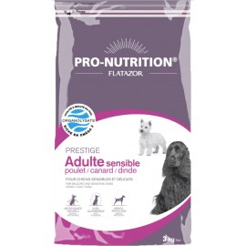 Flatazor Prestige ADULT Sensible POULET/CANARD/DINDE (СЕНСИБЛ  (КУРИЦА, УТКА И ИНДЕЙКА) корм для собак с деликатным пищеварением