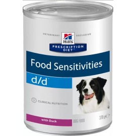 Консервы Hill's PD Canine d/d Duck & Rice - для собак для лечения аллергии с уткой и рисом, 370 г