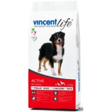 Vincent Life Active Chicken & Rice - корм для активных собак с курицей и рисом