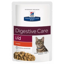 Пресервы Hill's PD Feline i/d Chicken - для кошек для лечения заболеваний желудка с курицей, 85 г (упаковка 12 штук)