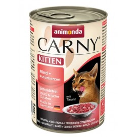 Carny Kitten - с говядиной и сердцем индейки 400гр.