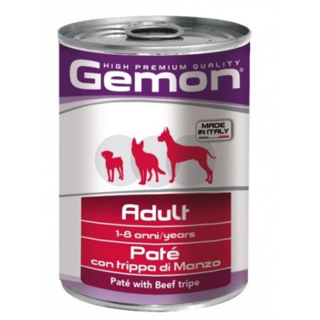 Gemon Dog Adult Pate Beef Tripe - консервы для собак паштет с говяжьим рубцом, 400г