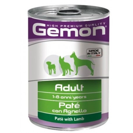 Gemon Dog Adult Pate Lamb - консервы для собак паштет с ягненком, 400г