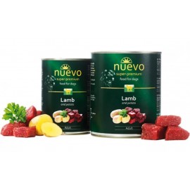 NUEVO консервы для взрослых собак с ягненком и картофелем (упаковка 6 штук по 800г)