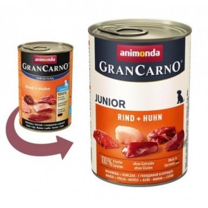Animonda Gran Carno Fleisch Junior. Вкусные мясистые кусочки для щенков.